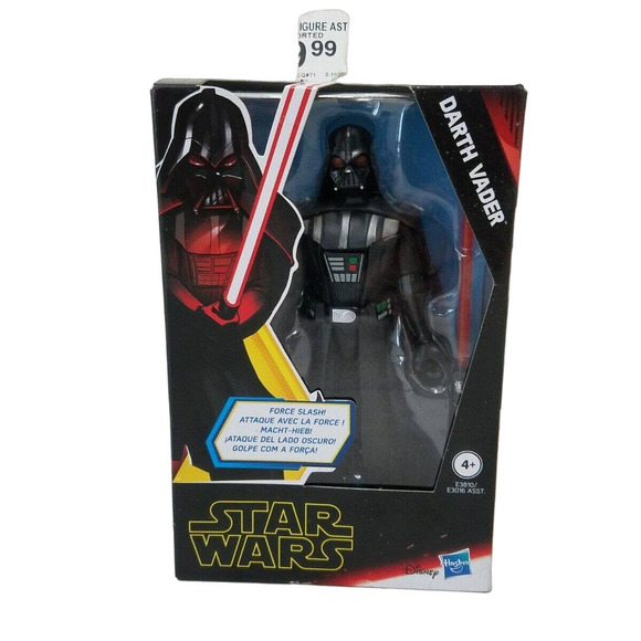 Star Wars Galaxy Of Adventures - Action Figure Darth Vader 3,75" Con Mini Fumetto E QR Code, Hasbro - 2